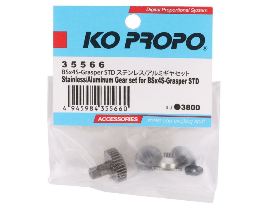 Parts * | Ko Propo Bsx4S-Grasper Std Aluminum Gear Set