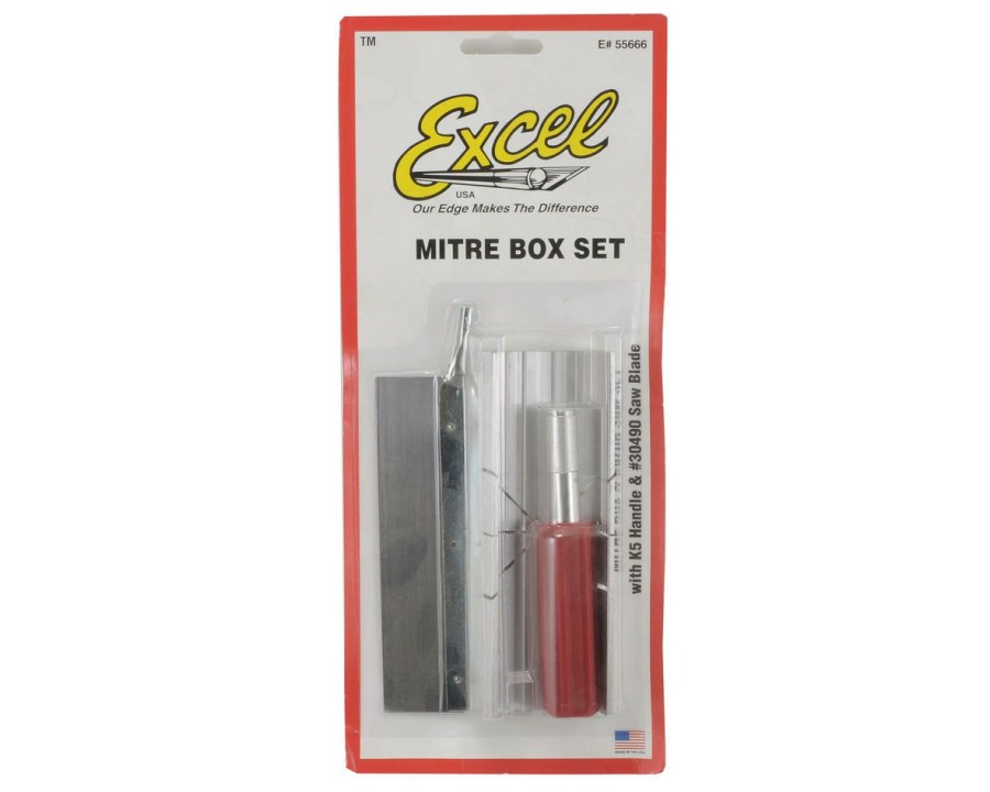 Maintenance * | Excel Mitre Box W/Handle & Blades