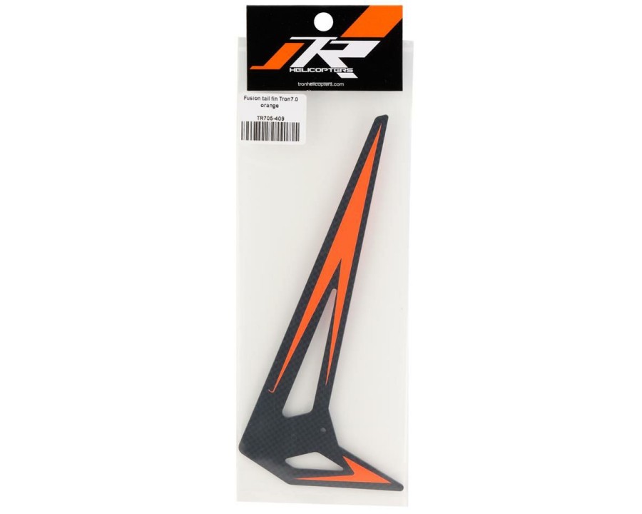 Parts * | Tron Helicopters 7.0 Fusion Edition Tail Fin (Orange)