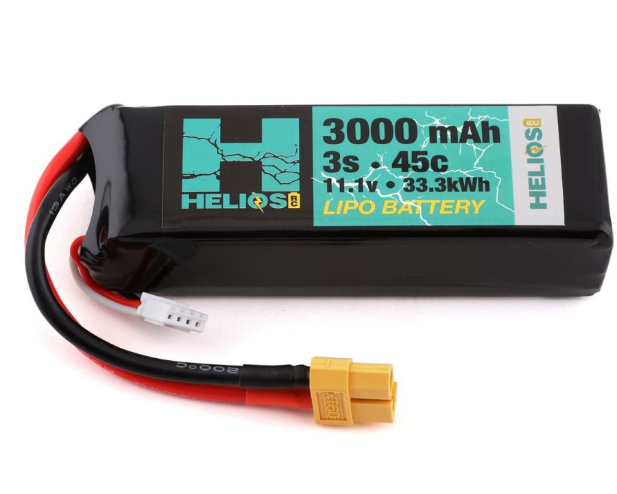 Batteries * | Helios Rc 3S 45C Lipo Battery W/Xt60 Connector (11.1V/3000Mah)