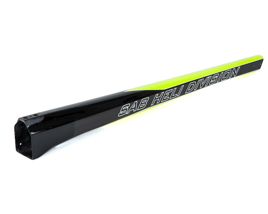 Parts * | Sab Goblin Carbon Fiber Tail Boom (700 Size) (Yellow/Carbon)