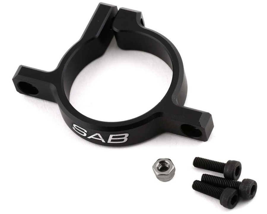 Parts * | Sab Goblin Aluminum Rear Boom Clamp (Raw Nitro)