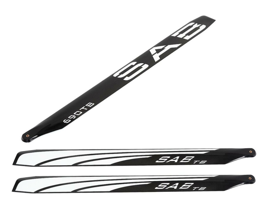 Blades * | Sab Goblin 690Mm Thunderbolt Tbs Carbon Fiber Main Blade Set (3)