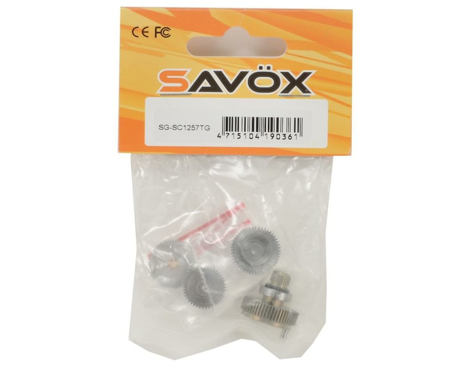 Parts * | Savox Sc1257Tg Titanium Gear Set W/Bearing