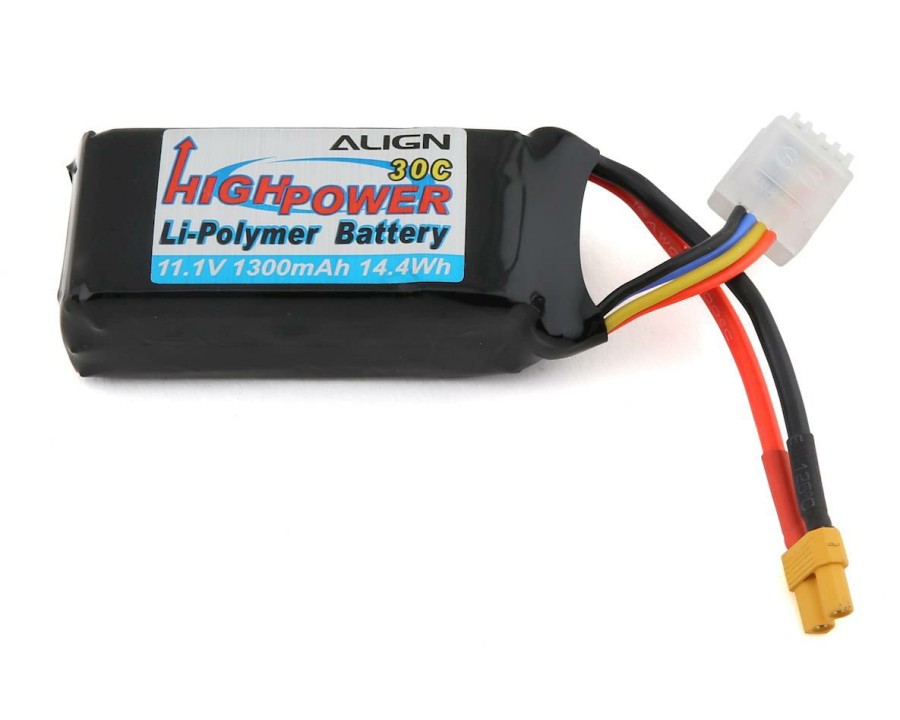 Batteries * | Align 3S Lipo 30C Battery (11.1V/1300Mah) W/Xt-30 Connector