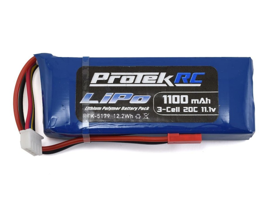 Batteries * | Protek Rc 3S "High Power" Lipo 20C Battery Pack (11.1V/1100Mah) (Blade Sr)