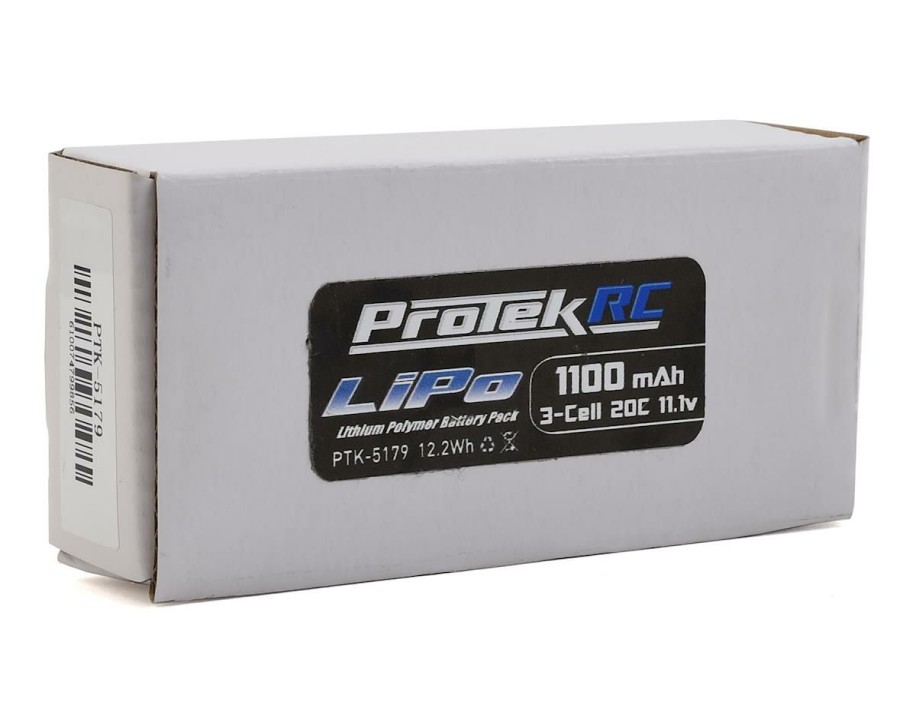 Batteries * | Protek Rc 3S "High Power" Lipo 20C Battery Pack (11.1V/1100Mah) (Blade Sr)