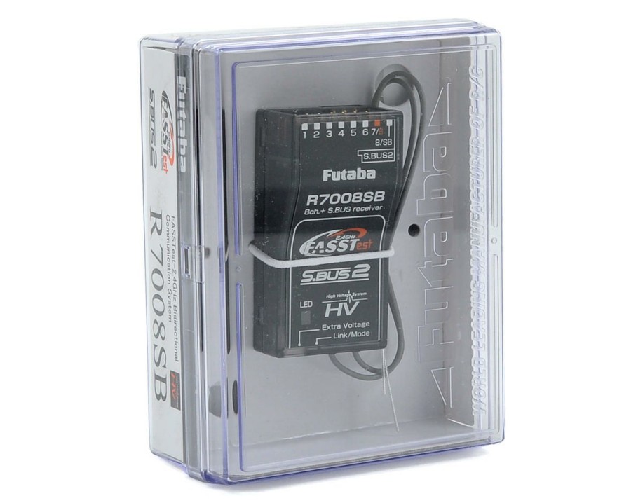 Electronics * | Futaba R7008Sb 2.4Ghz Fasstest 8-Channel High Voltage Receiver (18Mz)