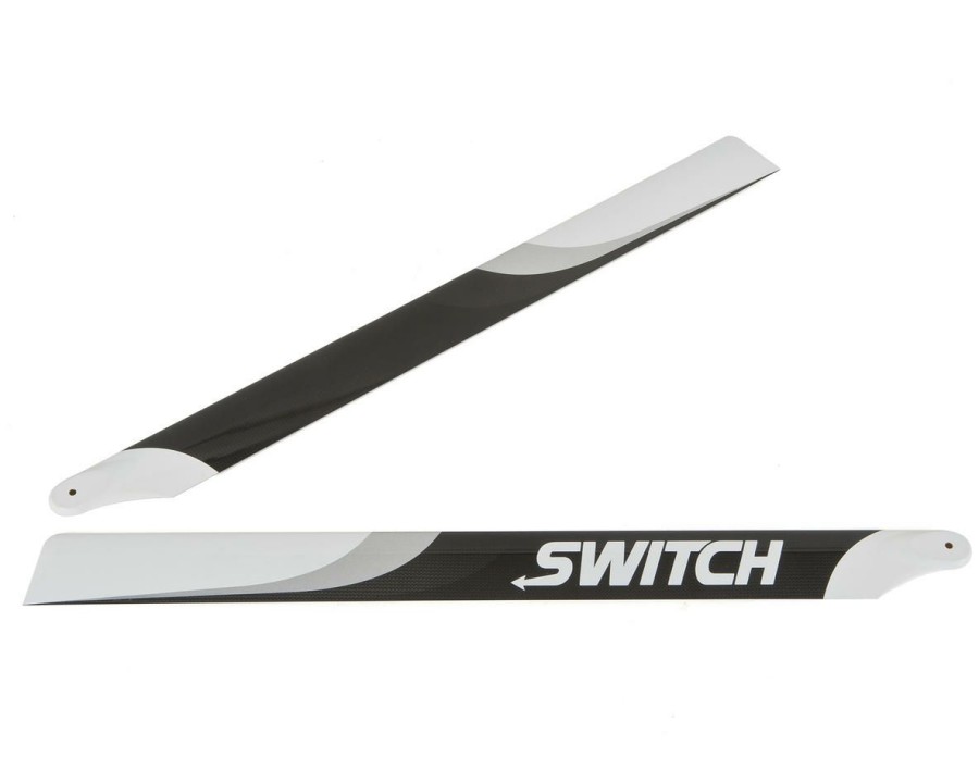 Blades * | Switch Blades 693Mm Premium Carbon Fiber Rotor Blade Set (Flybarless)