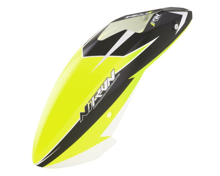 Parts * | Tron Helicopters Nitron 5.5 Canopy (Black/Yellow)