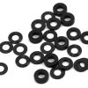 Parts * | Trinity 3Mm Aluminum Ball Stud Shims (Black) (24) 0.25Mm, 0.5Mm, 1.0Mm & 2.0Mm