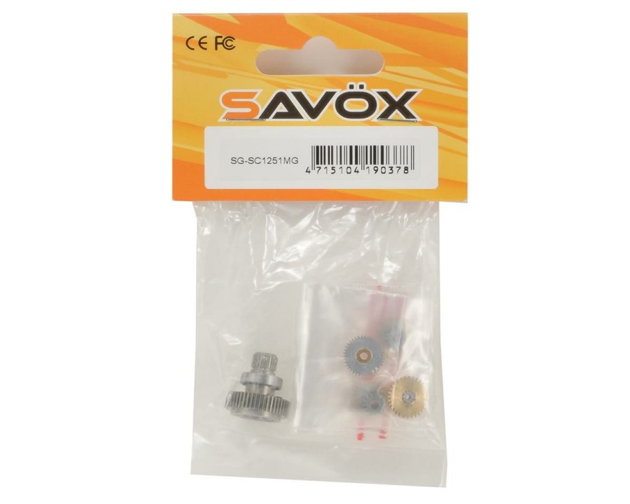 Parts * | Savox Sc1251Mg Metal Gear Set W/Bearing