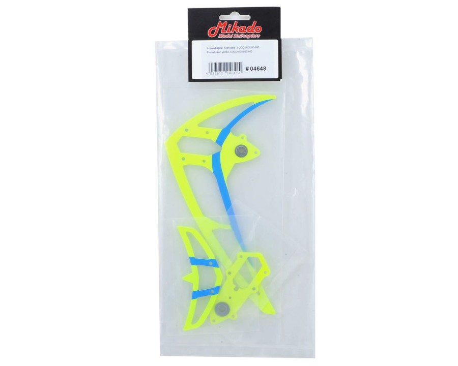 Parts * | Mikado Tail Rotor Fin Set (Neon Yellow)