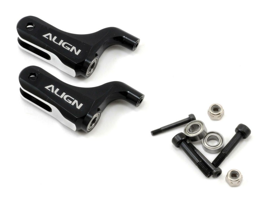 Parts * | Align 450Dfc Main Rotor Holder Set (Black)