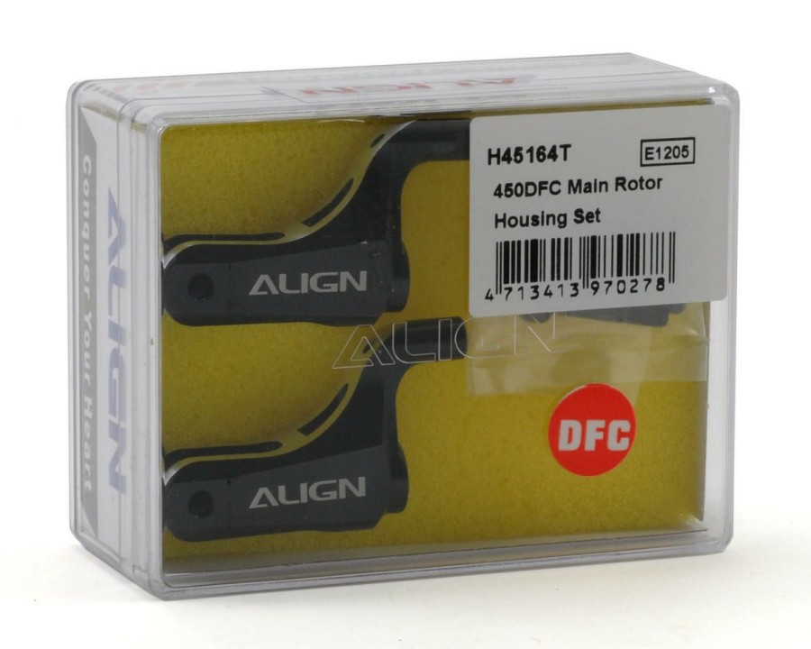 Parts * | Align 450Dfc Main Rotor Holder Set (Black)