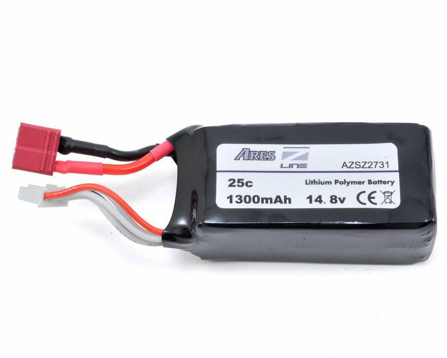 Batteries * | Ares 4S 20C Lipo Battery (14.8V/1300Mah) W/T-Style Connector