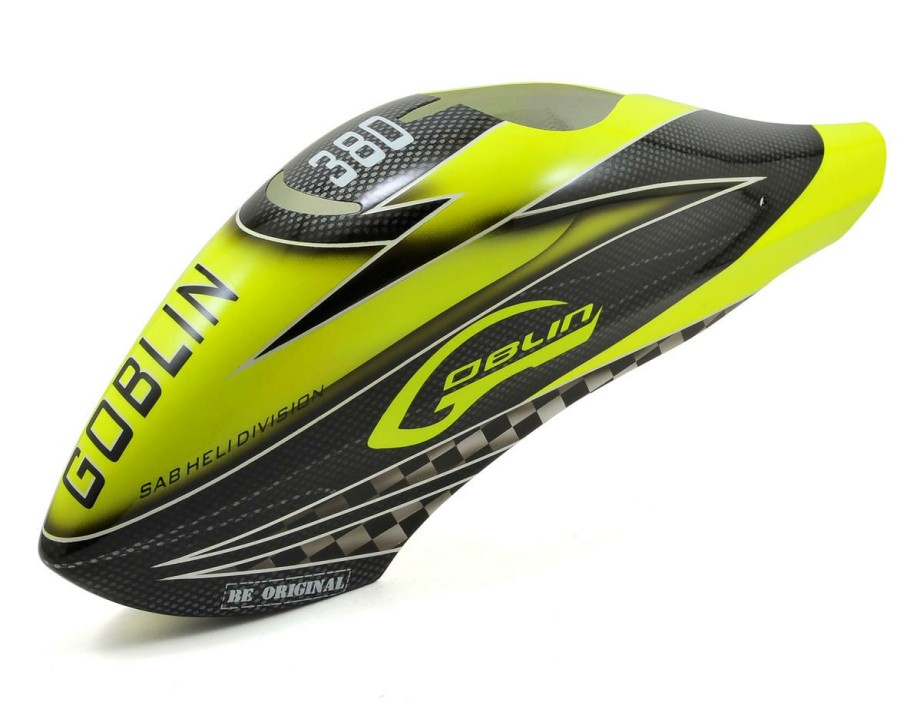 Parts * | Sab Goblin Goblin 380 Canopy (Yellow/Black)