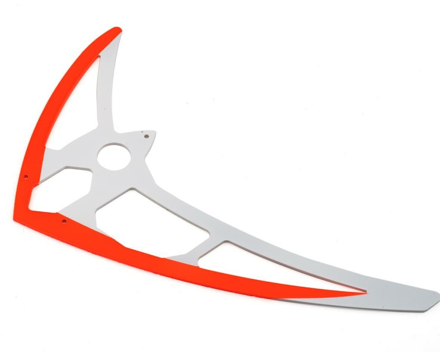 Parts * | Mikado Logo 700 Carbon Vertical Fin (White/Orange)