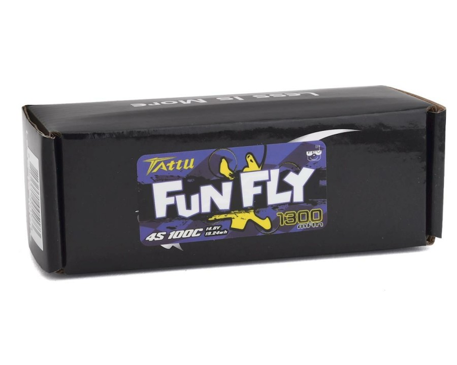 Batteries * | Tattu Funfly 4S Lipo Battery 100C (14.8V/1300Mah) (Jst-Xh) W/Xt-60 Connector