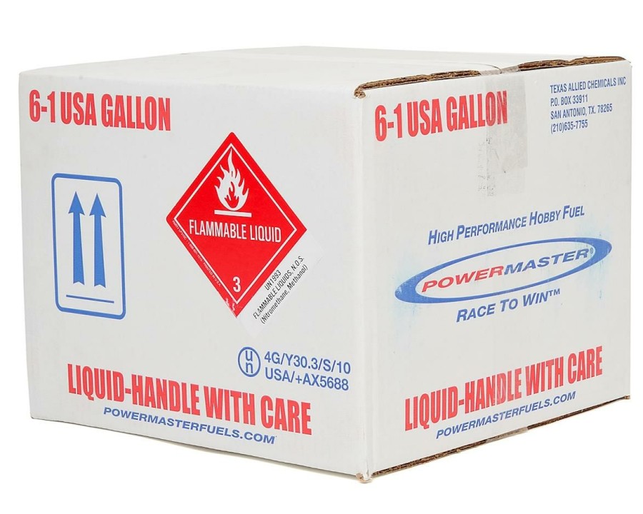 Engines/Fuel * | Powermaster 15% Helicopter Fuel (23% Synthetic Low-Viscosity Blend) (Six Gallon)