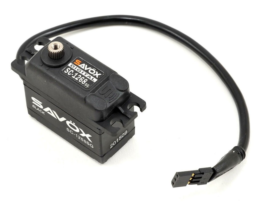 Electronics * | Savox Sc-1268Sg Black Edition High Torque Steel Gear Servo (High Voltage)