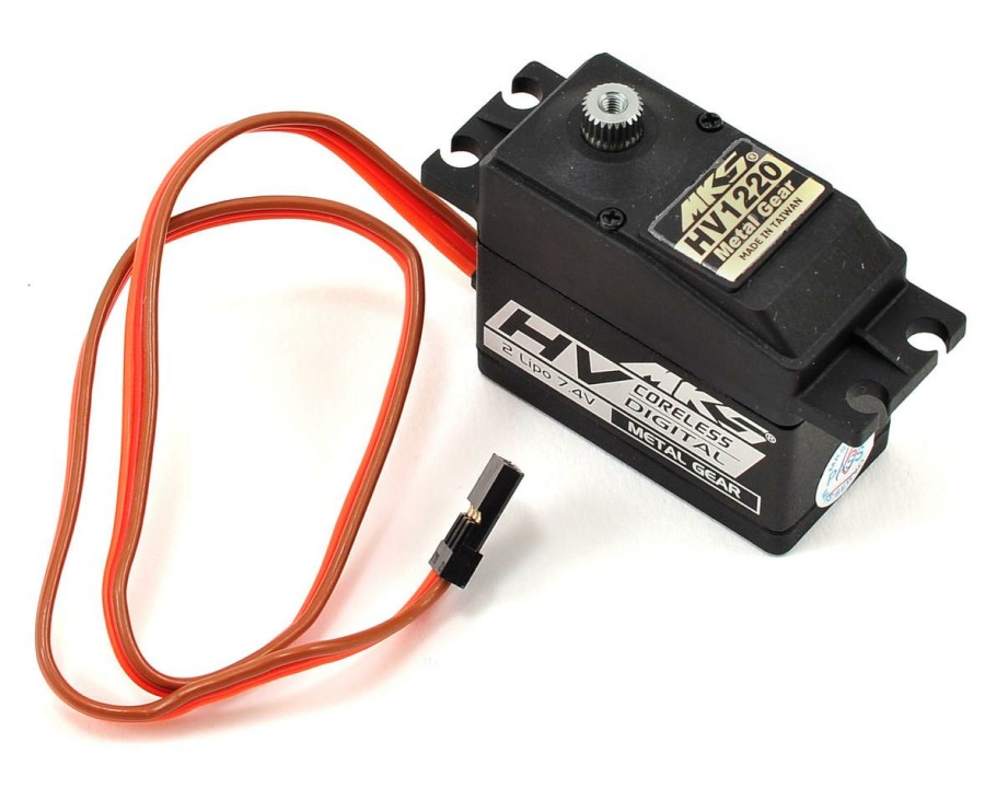 Electronics * | Mks Servos Hv1220 Titanium Gear Ultra High Torque Standard Digital Servo (High Voltage)