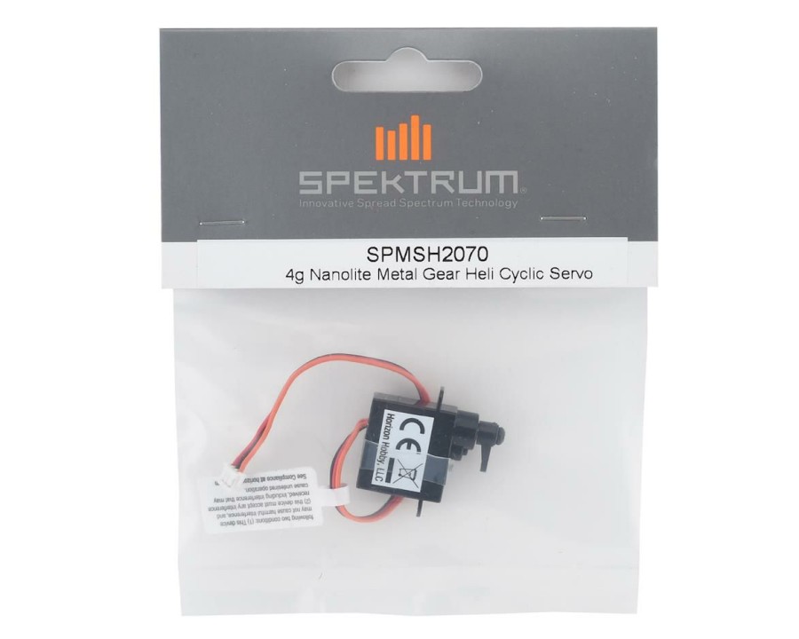 Parts * | Spektrum Rc 4G Nanolite Metal Gear Heli Cyclic Servo