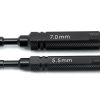 Maintenance * | St Racing Concepts Aluminum 1-Piece Metric Nut Driver Set (5.5Mm/7.0Mm) (Black)