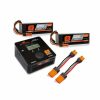 Batteries * | Spektrum Rc Smart Powerstage 8S Bundle W/Two 4S Smart Lipo Hard Case Batteries (5000Mah)