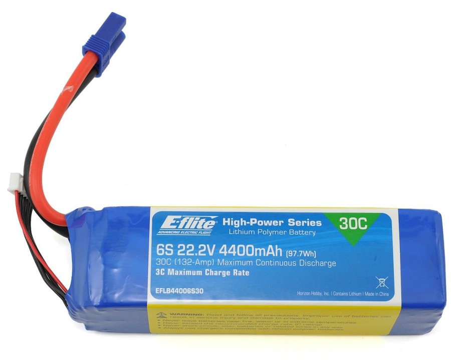 Batteries * | E-Flite 6S Lipo Battery 30C W/Ec5 (22.2V/4400Mah)