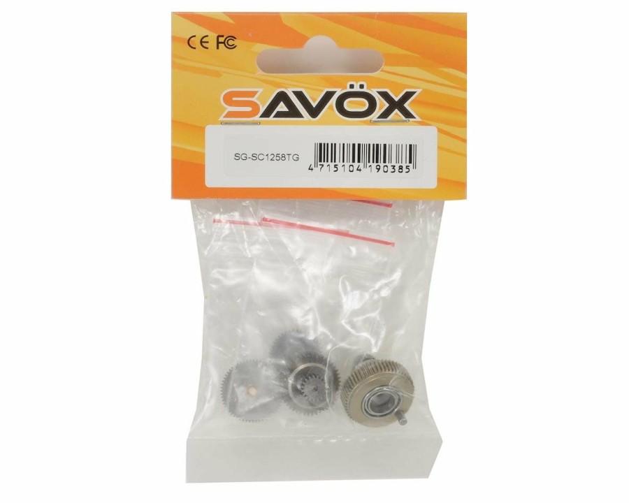 Parts * | Savox Sc1258Tg Titanium Gear Set W/Bearing