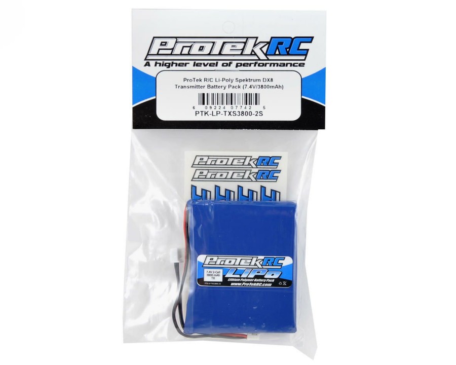 Batteries * | Protek Rc Lipo Spektrum Dx7S/Dx8/Dx9 Transmitter Battery (7.4V/3800Mah)