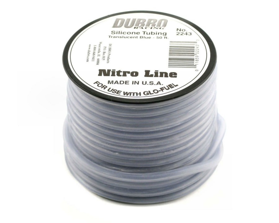 Engines/Fuel * | Dubro "Nitro Line" Silicone Fuel Tubing (Blue) (50 )