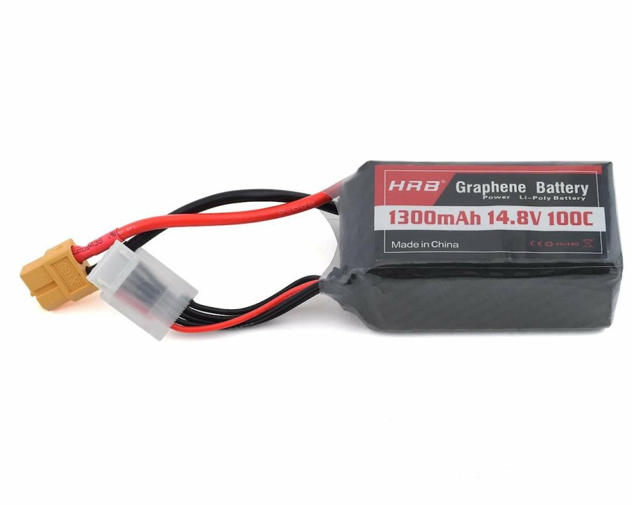 Batteries * | Hrb 4S 100C Graphene Lipo Battery (14.8V/1300Mah) W/Xt-60 Connector