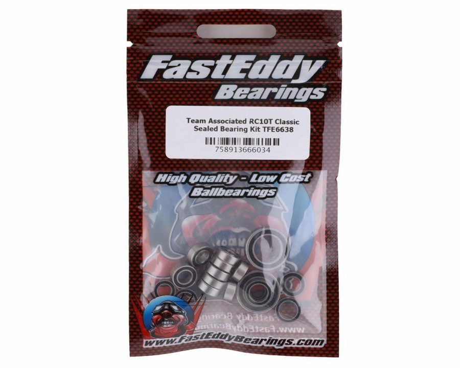 Parts * | Fasteddy Team Associated Rc10T Classic Sealed Bearing Kit