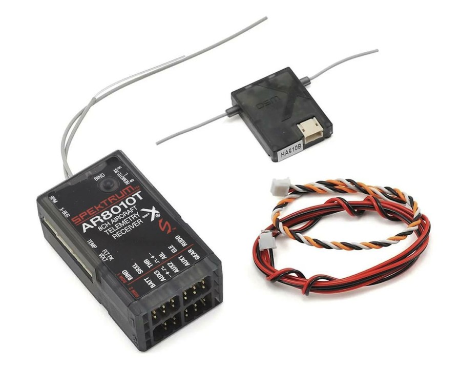 Electronics * | Spektrum Rc Ar8010T 2.4Ghz 8-Channel Air Integrated Telemetry Receiver