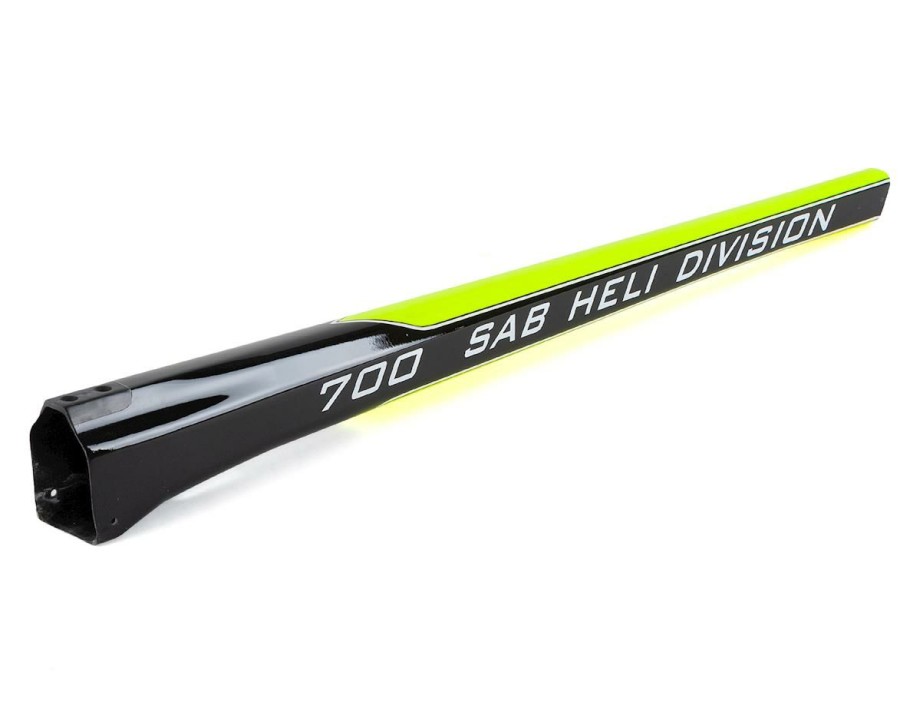 Parts * | Sab Goblin Carbon Fiber Tail Boom (700 Size) (Yellow/Carbon) (Sport/Nitro Sport)