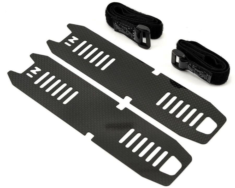 Parts * | Sab Goblin Carbon Fiber Battery Tray Set W/Battery Straps