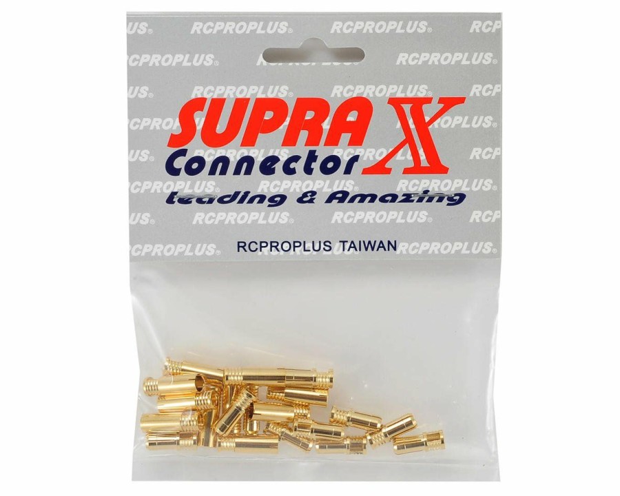 Electronics * | Rcproplus 5Mm Bullet Connector (10 Sets) (10~12Awg)