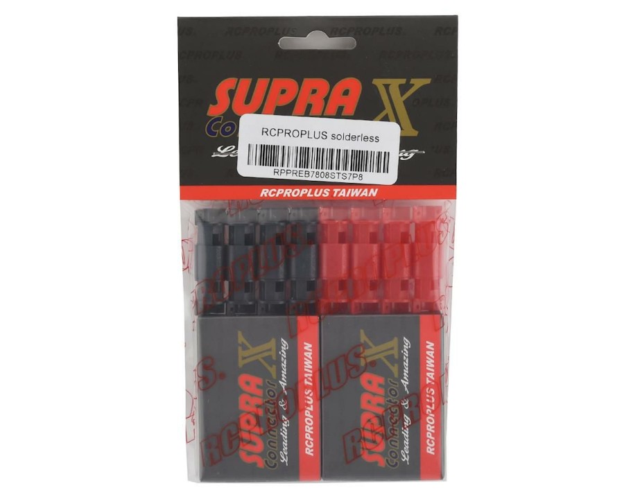 Electronics * | Rcproplus S7 "Solderless" Supra X Battery Connector (4 Sets)