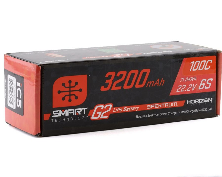 Batteries * | Spektrum Rc 6S Smart G2 Lipo 100C Battery Pack (22.2V/3200Mah) W/Ic5 Connector