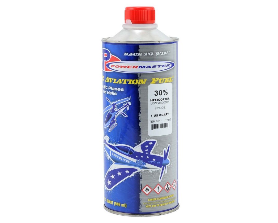 Engines/Fuel * | Powermaster 30% Helicopter Fuel (23% Synthetic Low-Viscosity Blend) (One Quart)