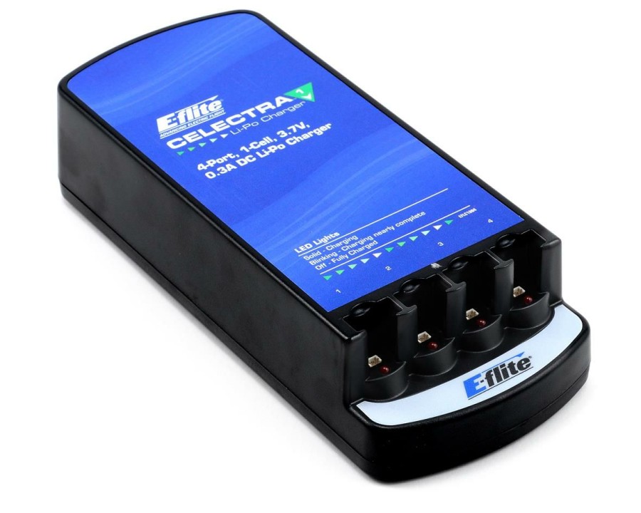 Parts * | E-Flite Celectra 4-Port 1S 3.7V 0.3A Dc Li-Po Charger