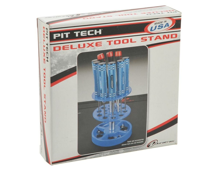 Maintenance * | Duratrax Pit Tech Deluxe Tool Stand (Blue)