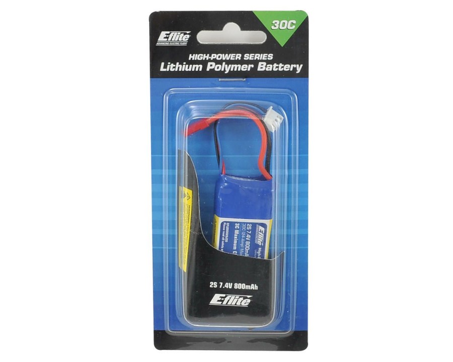 Batteries * | E-Flite 2S Lipo 30C Battery (7.4V/800Mah) W/Jst Connector