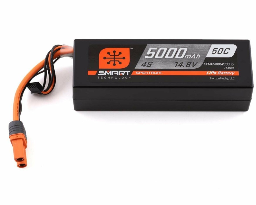 Batteries * | Spektrum Rc 4S Smart Hardcase 50C Lipo Battery W/Ic5 Connector (14.8V/5000Mah)