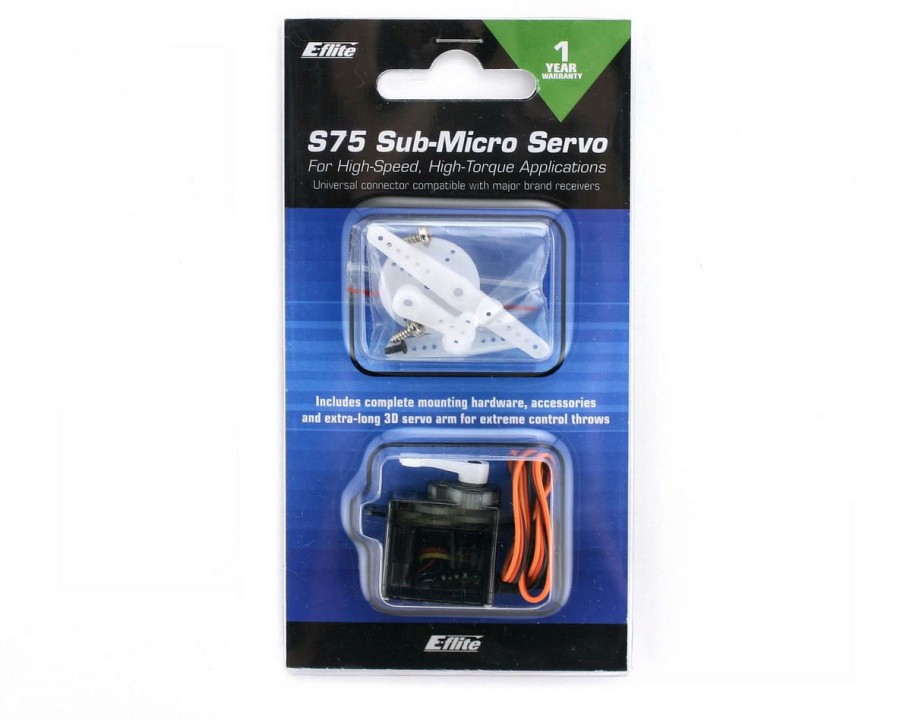 Electronics * | E-Flite 7.5 Gram Sub-Micro S75 Servo