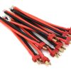 Batteries * | Protek Rc Bulk Pack T-Style Male Pigtail (10) (14Awg)