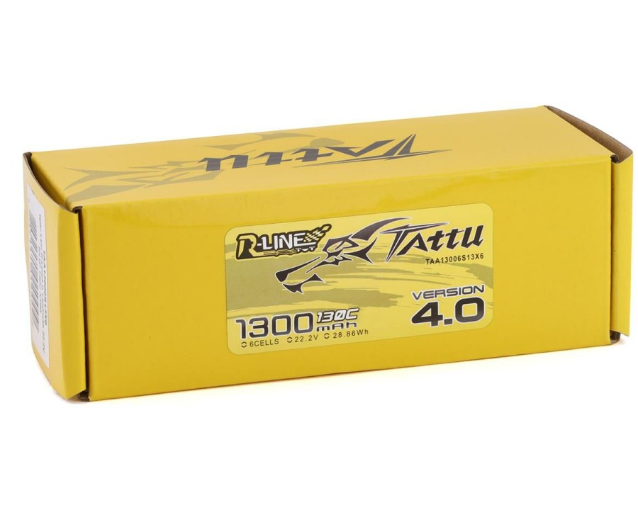 Batteries * | Tattu "R-Line 4.0" 6S Lipo Battery Pack 130C (22.2V/1300Mah) W/Xt60 Connector