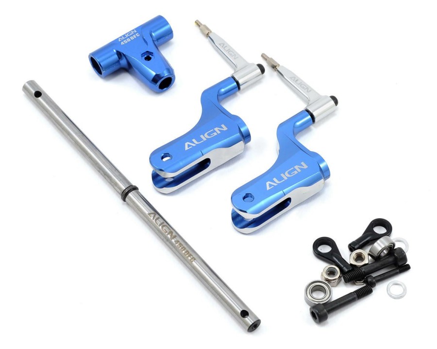 Parts * | Align 450Dfc Main Rotor Head Upgrade Set (Blue)